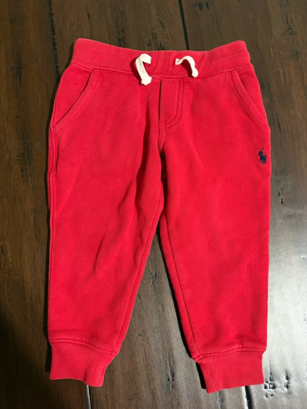 Polo by Ralph Lauren Bright Red Hooded Zip-Up Sweatshirt for Kids - Picture 3 of 4